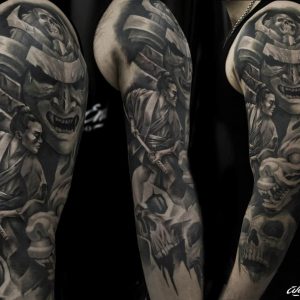 Татуировки для мужчин в стиле чикано