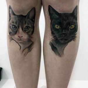 Татуировка кошки