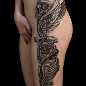 Татуировки для девушек в стиле реализм