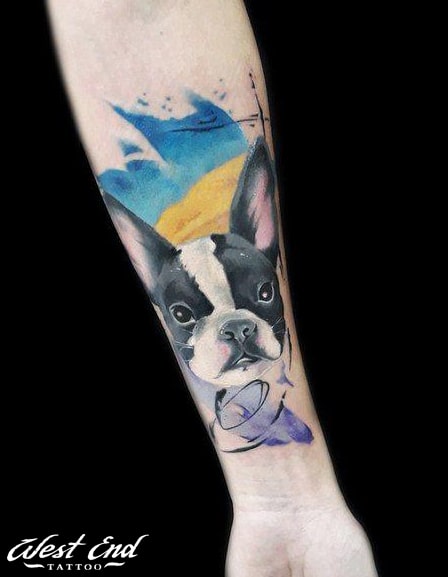Вариации татуировки собаки