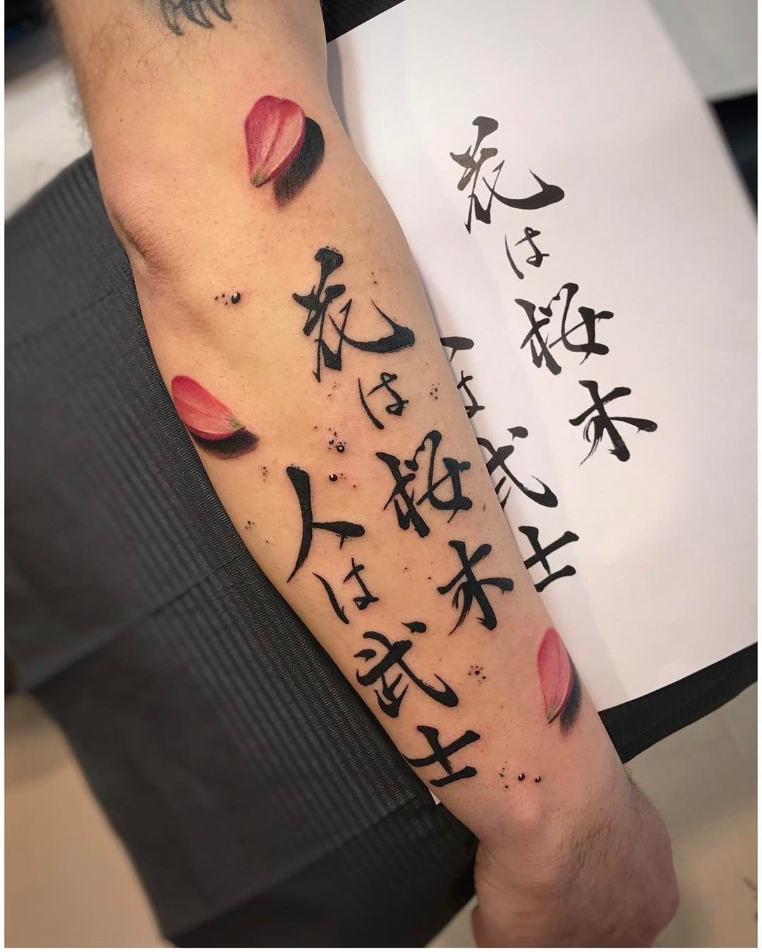 Почему иероглифы так популярны для татуировок?