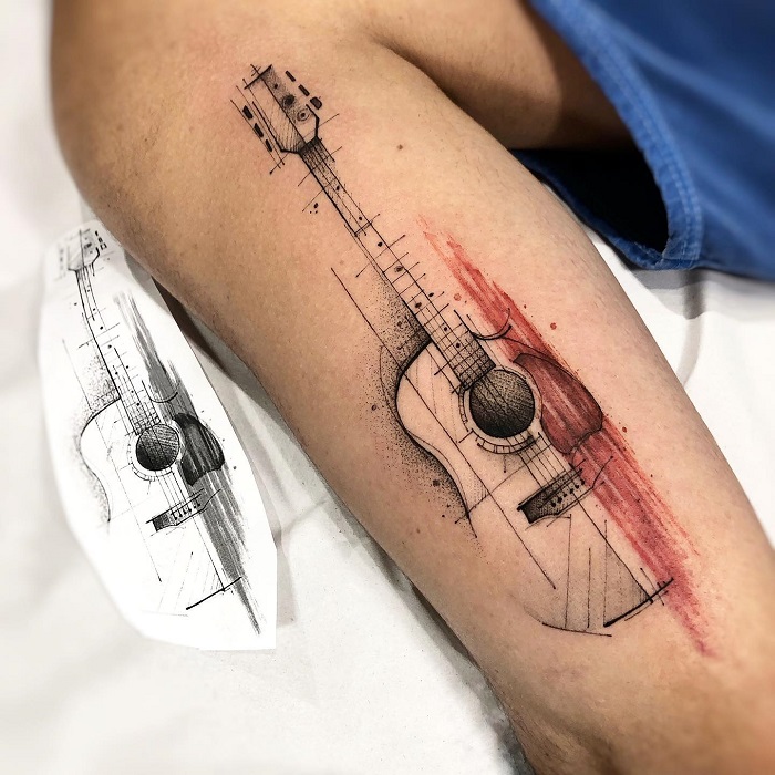 Значение тату гитара