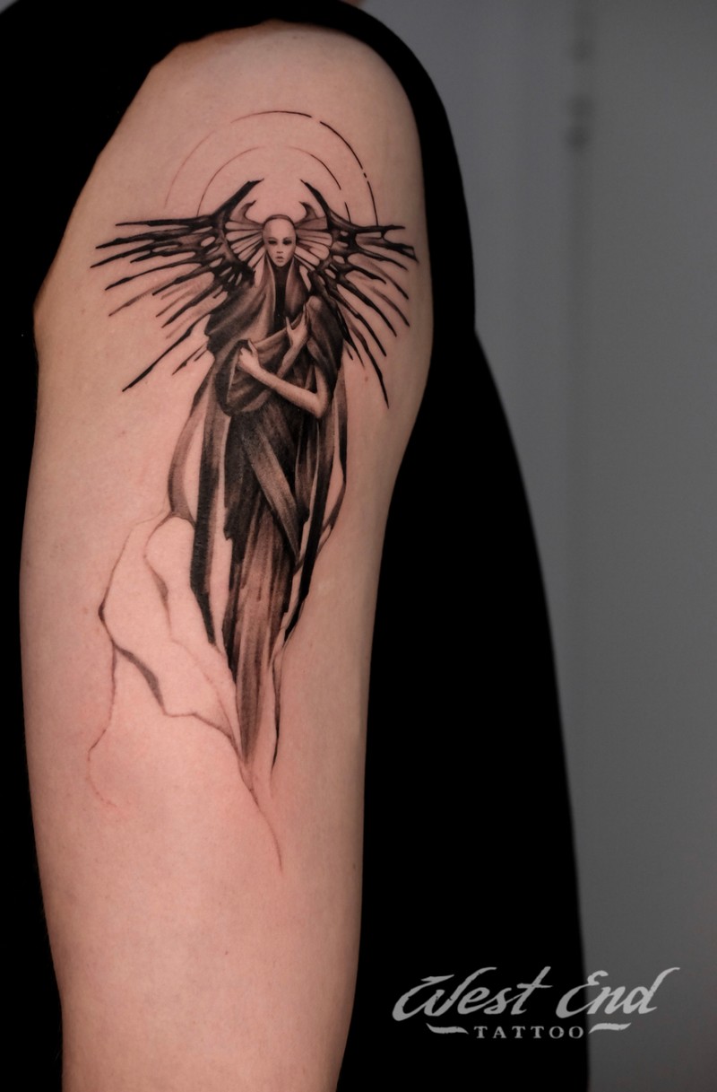 значение татуировки ангел у девушки | Дзен