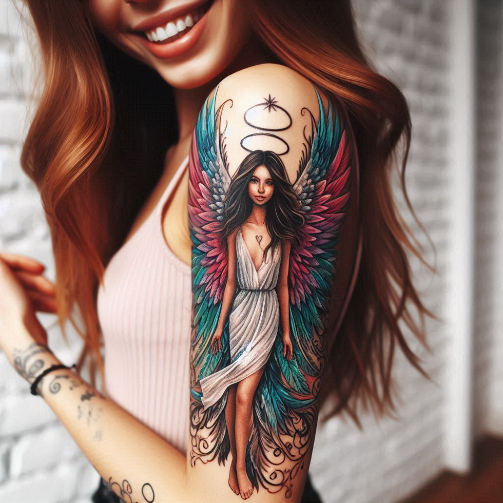 ❽❽❽ CrazyTattoo Тату ангел лучшие идеи, фото, значение, эскизы